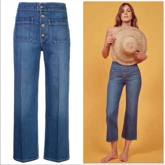 Reformation Eloise High Rise Wide Leg Jean - Picture 3 of 9